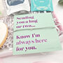 Sending A Hug Self Care Letterbox Gift, thumbnail 2 of 10