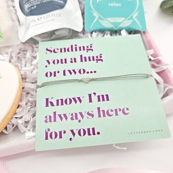 Sending A Hug Self Care Letterbox Gift, 2 of 10