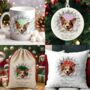 Personalised Christmas Corgi Break Through, thumbnail 1 of 10