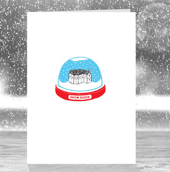 Shakespeare's Globe Theatre, Snow Globe, Christmas Card, 7 of 8