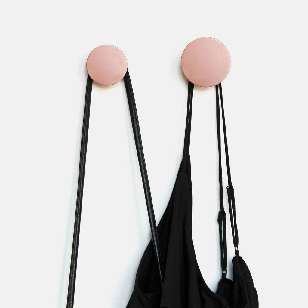 Round Wooden Wall Hook Set Of Two By Chilled Indigo