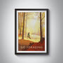 Go Foraging Travel Poster Art Print, thumbnail 1 of 8