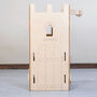 Eco Friendly Wooden, Flat Pack Kids Turret Playhouse, thumbnail 7 of 8