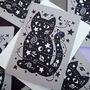 Felicette The Space Cat Greeting Card, thumbnail 2 of 3