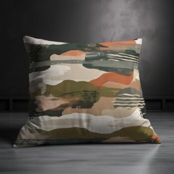 Dusk's Harmony Hand Made Poly Linen Cushions, 6 of 8