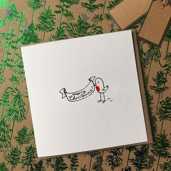 Little Robin Christmas Card, 2 of 2