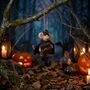 Handmade Felt Spellbound Mouse Halloween Decoration, thumbnail 2 of 3