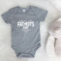 Happy 1st Father's Day Badge Babygrow, thumbnail 4 of 10