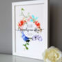 Personalised Happily Ever After Wedding Print, thumbnail 4 of 6