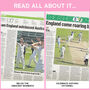 The Ashes Personalised UK Cricket Gift Newspaper Book, thumbnail 8 of 12