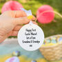 Personalised Baby's First Easter Egg Wreath Decoration, thumbnail 2 of 9