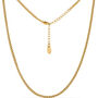 Men's 18 K Gold Plated Curb Chain, thumbnail 8 of 9