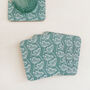 Set Of Four Cow Parsley Coasters, thumbnail 3 of 3