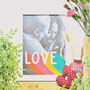Love Rainbow Personalised Photograph Print, thumbnail 3 of 3