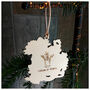 Wooden Christmas Cat Hanging Tree Decoration, thumbnail 4 of 6