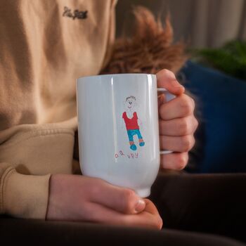 Daddy's Coffee Travel Mug With Childs Drawing, 7 of 7