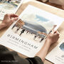 Birmingham City Print Of The Bull Ring, thumbnail 1 of 7