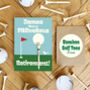 'Par'vellous Retirement Golf Card + Four Bamboo Tees, thumbnail 1 of 2