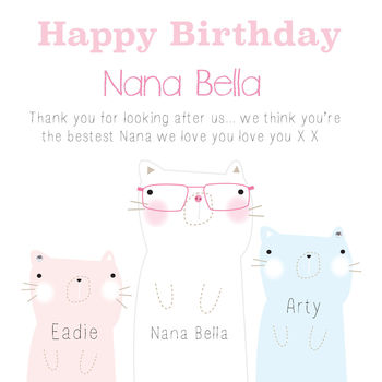 Happy Birthday Nanny Greeting Card, 5 of 6