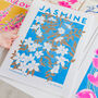 Jasmine Flower Risograph Print, thumbnail 3 of 4