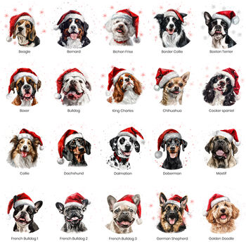 Personlaised Dog Breed Christmas Bauble, 6 of 10