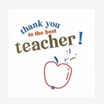 Apple Teacher Gift | Thank You Bracelet, 2 of 3