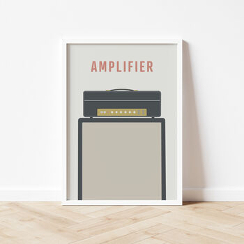 Guitar Amplifier Print | Marshall Amp Music Poster, 2 of 7