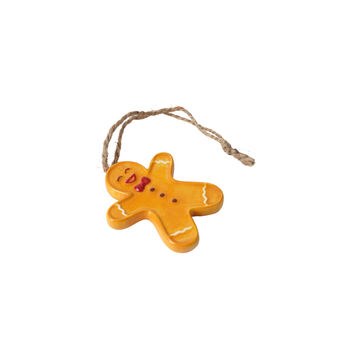 Christmas Gingerbread Man Ceramic Decoration, 4 of 4