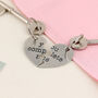 Couples Gift You Complete Me Personalised Keyring, thumbnail 2 of 5