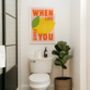 Life Lemons Quote Kitchen Wall Art Print Food Lover Gift, thumbnail 8 of 8
