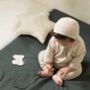 Organic Linen Playmat In Sand, thumbnail 6 of 7