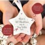 1st Xmas As A Big Sister Personalised Star Decoration, thumbnail 2 of 4