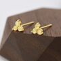 Opal Trio Stud Earrings In Sterling Silver, thumbnail 6 of 10