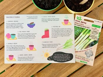 Grow Your Own Spring Onions Kit For Children, 3 of 4