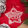 Personalised Star Christmas Decoration, thumbnail 3 of 5
