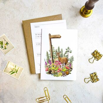 Woodland Evening Invitations And Envelopes, 5 of 8