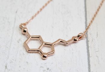 Serotonin Molecule Necklace, 5 of 7