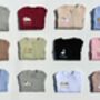 Safari Personalised Baby Zip Sleepsuit Personalised Gift, thumbnail 4 of 8
