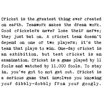 Cricket Connoisseur Birthday Card, 2 of 5