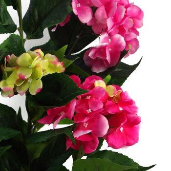 Artificial Hydrangea Flowering Plant Pink, 2 of 5