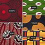 Large African Print Zip Pouch, thumbnail 9 of 9