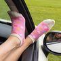 Peace Pink And Organic Sport Pink Women's Trainer Socks, thumbnail 3 of 8