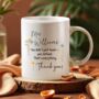 Personalised Teacher Mug – You Noticed Quote Gift, thumbnail 3 of 10