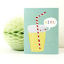 Mini Lemonade Greetings Card, thumbnail 3 of 5