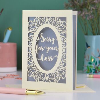 Papercut Sympathy Card, 5 of 5