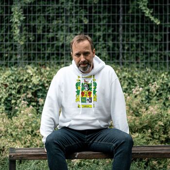 Personalised Hoodie With Small Coat Of Arms, 6 of 11