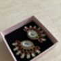 Hot Pink Kundan Statement Lightweight Earrings, thumbnail 2 of 4