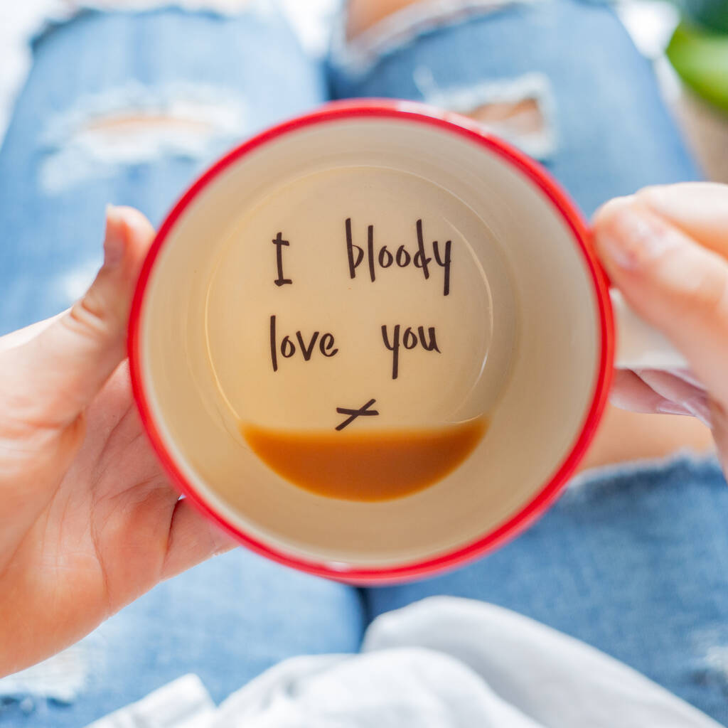I Bloody Love You Handmade Mug, 1 of 6
