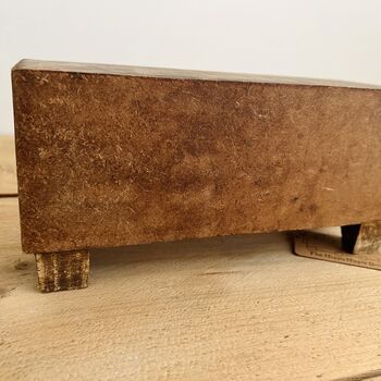 Mini Wooden Three Drawer Ceramic Chest Trinket Box, 10 of 10