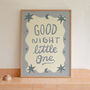 Good Night Little One Print, Good Night Nursery Print, thumbnail 12 of 12